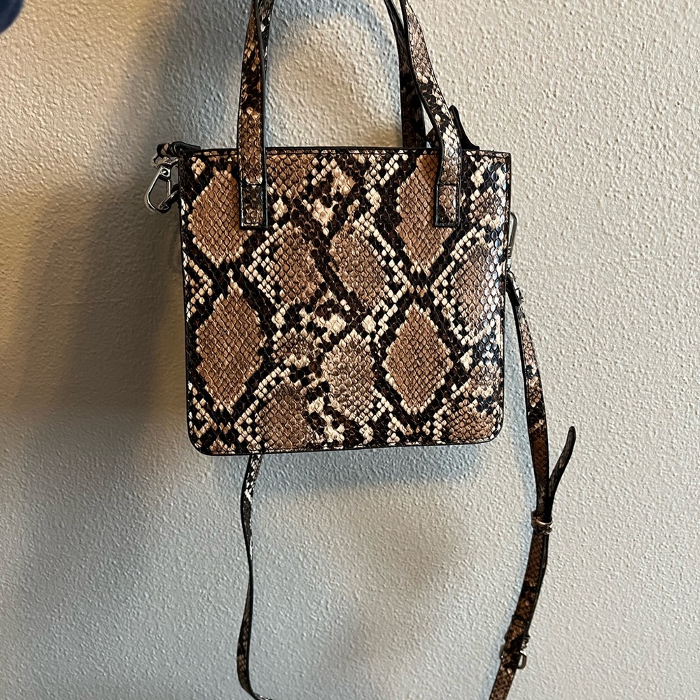 Snake skin purse